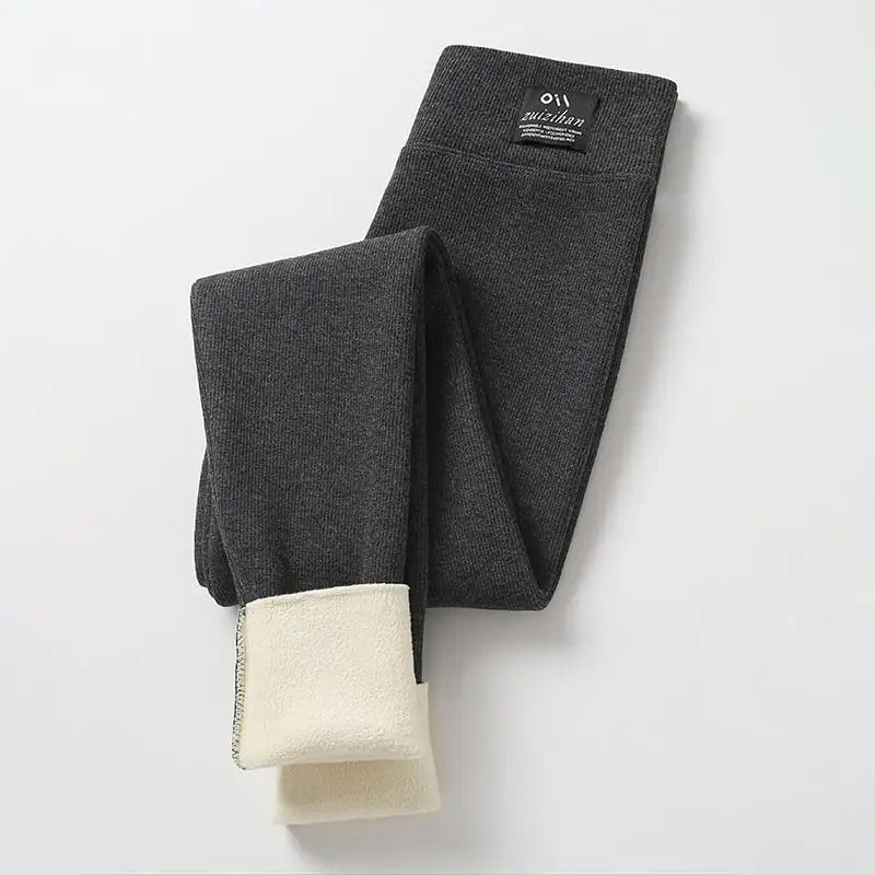 Women's High Waisted Lambswool Fleece Leggings